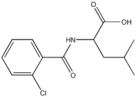 2-[(2-chlorobenzoyl)amino]-4-methylpentanoic acid