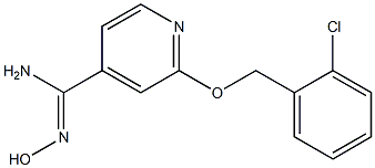2-[(2-chlorobenzyl)oxy]-N'-hydroxypyridine-4-carboximidamide