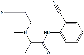 2-[(2-cyanoethyl)(methyl)amino]-N-(2-cyanophenyl)propanamide