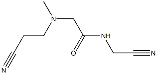 2-[(2-cyanoethyl)(methyl)amino]-N-(cyanomethyl)acetamide