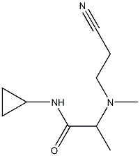 2-[(2-cyanoethyl)(methyl)amino]-N-cyclopropylpropanamide