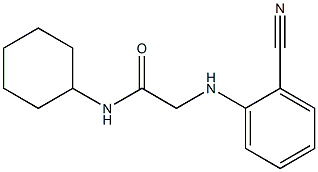 2-[(2-cyanophenyl)amino]-N-cyclohexylacetamide|