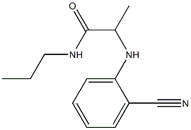 2-[(2-cyanophenyl)amino]-N-propylpropanamide