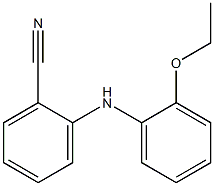 2-[(2-ethoxyphenyl)amino]benzonitrile Struktur