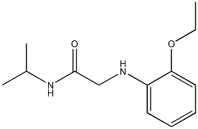 2-[(2-ethoxyphenyl)amino]-N-(propan-2-yl)acetamide Structure