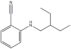 2-[(2-ethylbutyl)amino]benzonitrile 结构式