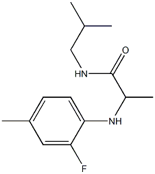 2-[(2-fluoro-4-methylphenyl)amino]-N-(2-methylpropyl)propanamide