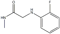 2-[(2-fluorophenyl)amino]-N-methylacetamide|