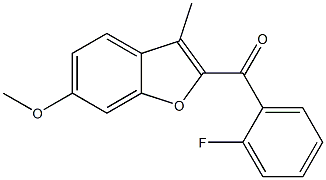 2-[(2-fluorophenyl)carbonyl]-6-methoxy-3-methyl-1-benzofuran