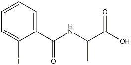  2-[(2-iodobenzoyl)amino]propanoic acid