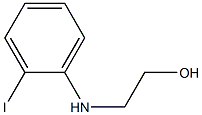 2-[(2-iodophenyl)amino]ethan-1-ol,,结构式