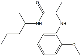 2-[(2-methoxyphenyl)amino]-N-(pentan-2-yl)propanamide