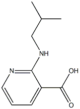 2-[(2-methylpropyl)amino]pyridine-3-carboxylic acid Structure