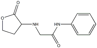 2-[(2-oxooxolan-3-yl)amino]-N-phenylacetamide 结构式