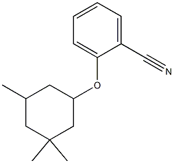 2-[(3,3,5-trimethylcyclohexyl)oxy]benzonitrile,,结构式
