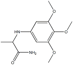 2-[(3,4,5-trimethoxyphenyl)amino]propanamide|