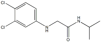 2-[(3,4-dichlorophenyl)amino]-N-(propan-2-yl)acetamide Structure