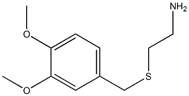 2-[(3,4-dimethoxybenzyl)thio]ethanamine,,结构式