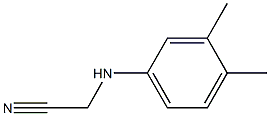 2-[(3,4-dimethylphenyl)amino]acetonitrile 结构式