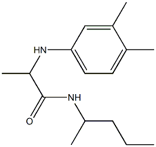 2-[(3,4-dimethylphenyl)amino]-N-(pentan-2-yl)propanamide