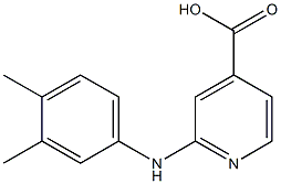  2-[(3,4-dimethylphenyl)amino]pyridine-4-carboxylic acid
