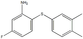 2-[(3,4-dimethylphenyl)sulfanyl]-5-fluoroaniline|