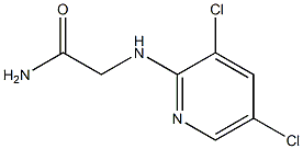 2-[(3,5-dichloropyridin-2-yl)amino]acetamide Struktur