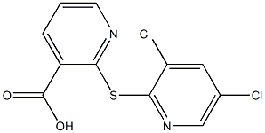 2-[(3,5-dichloropyridin-2-yl)sulfanyl]pyridine-3-carboxylic acid Structure