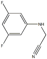 2-[(3,5-difluorophenyl)amino]acetonitrile 结构式