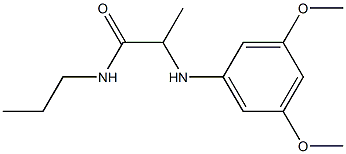 2-[(3,5-dimethoxyphenyl)amino]-N-propylpropanamide