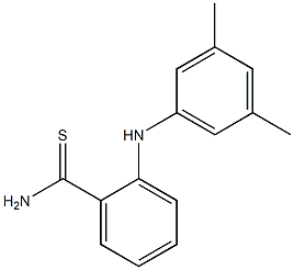 2-[(3,5-dimethylphenyl)amino]benzene-1-carbothioamide,,结构式