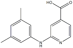 2-[(3,5-dimethylphenyl)amino]pyridine-4-carboxylic acid 结构式