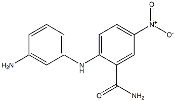 2-[(3-aminophenyl)amino]-5-nitrobenzamide Structure