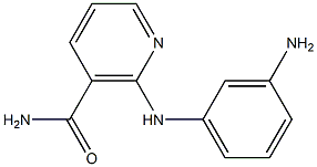 2-[(3-aminophenyl)amino]nicotinamide Structure