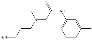 2-[(3-aminopropyl)(methyl)amino]-N-(3-methylphenyl)acetamide