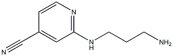 2-[(3-aminopropyl)amino]isonicotinonitrile Structure