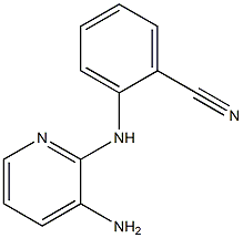 2-[(3-aminopyridin-2-yl)amino]benzonitrile Structure