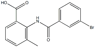 2-[(3-bromobenzoyl)amino]-3-methylbenzoic acid