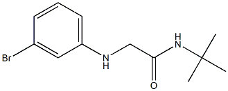 2-[(3-bromophenyl)amino]-N-tert-butylacetamide Structure