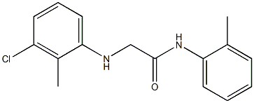 2-[(3-chloro-2-methylphenyl)amino]-N-(2-methylphenyl)acetamide 结构式