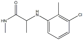 2-[(3-chloro-2-methylphenyl)amino]-N-methylpropanamide