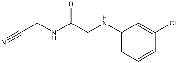 2-[(3-chlorophenyl)amino]-N-(cyanomethyl)acetamide|