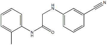 2-[(3-cyanophenyl)amino]-N-(2-methylphenyl)acetamide