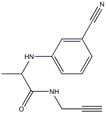 2-[(3-cyanophenyl)amino]-N-(prop-2-yn-1-yl)propanamide