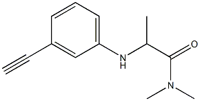 2-[(3-ethynylphenyl)amino]-N,N-dimethylpropanamide