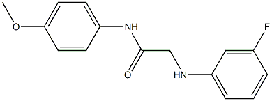 2-[(3-fluorophenyl)amino]-N-(4-methoxyphenyl)acetamide