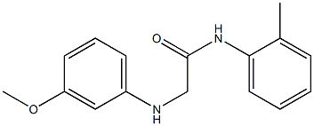 2-[(3-methoxyphenyl)amino]-N-(2-methylphenyl)acetamide