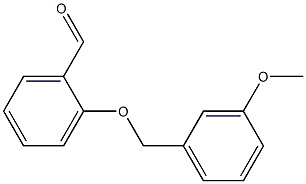 2-[(3-methoxyphenyl)methoxy]benzaldehyde Structure