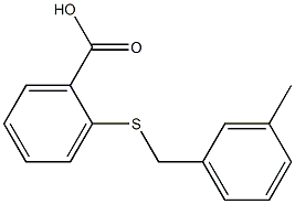 2-[(3-methylbenzyl)thio]benzoic acid