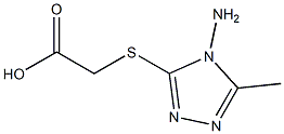 2-[(4-amino-5-methyl-4H-1,2,4-triazol-3-yl)sulfanyl]acetic acid